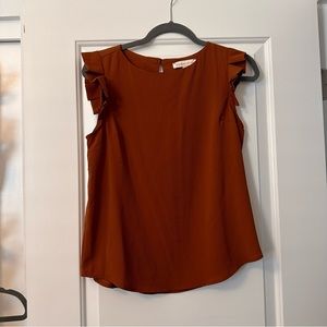 Dark Terracotta Blouse